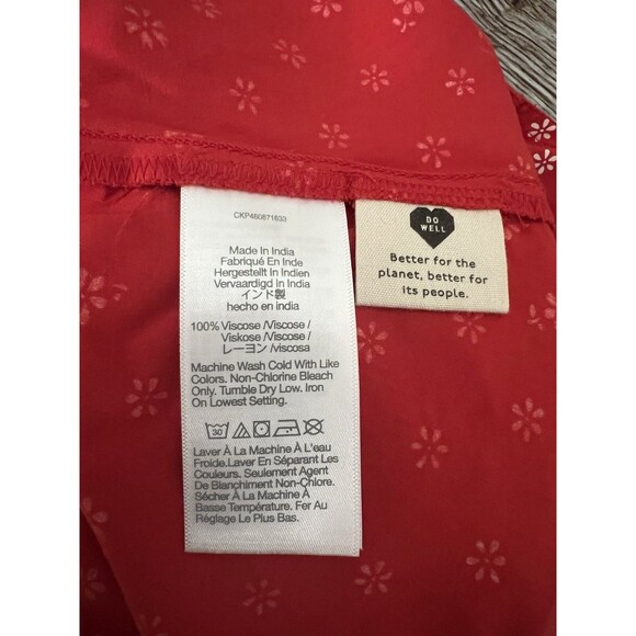 Madewell Floral Sophia Mini Dress in Size M Cottagecore Prairiecore - Picture 6 of 8